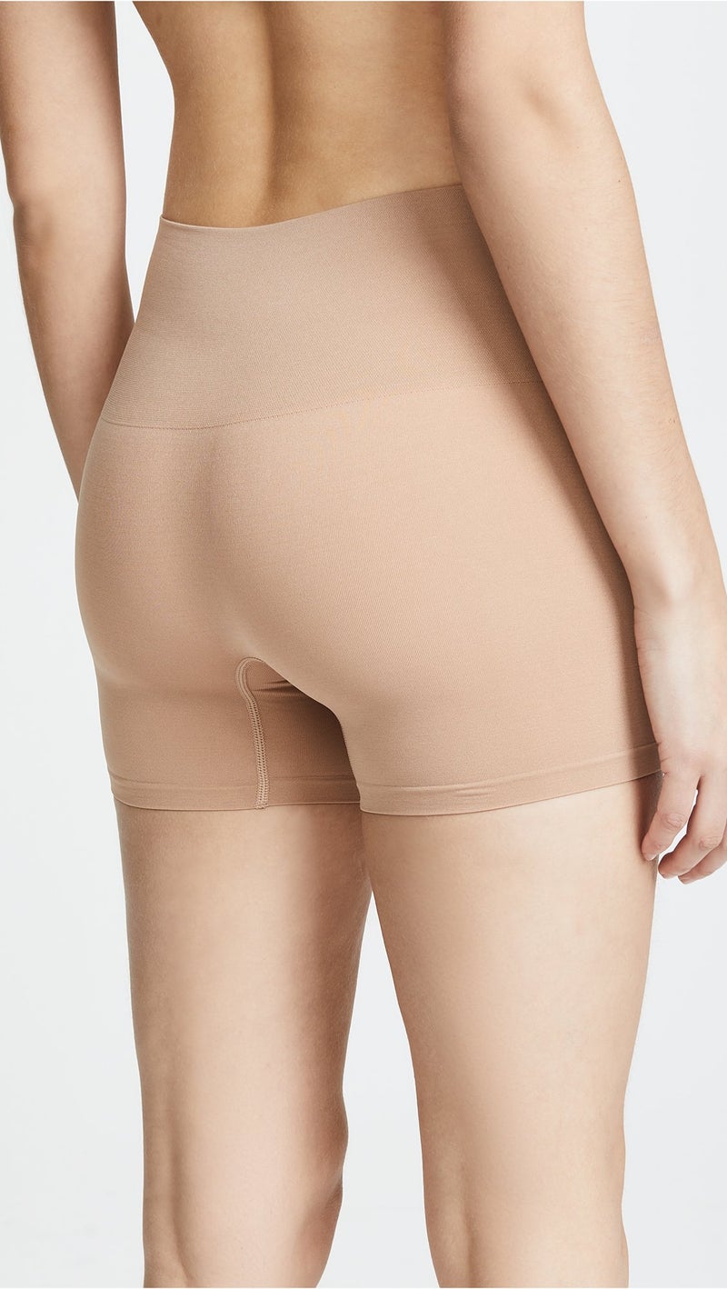 Yummie Underwear Ultralight Seamless Short Thigh Shapewear, Almond, Large-X-Large US - Image 3